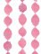 Ghirlanda a frange in carta rosa 2.74 m