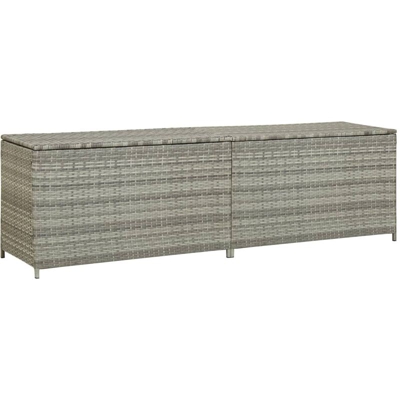 Baule Garden Polyrattan 200x50x60cm modelli : grigio 100x50x50cm