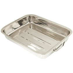 Teglia da forno in acciaio inox | 35x26xh.6,5 cm. - Ibili precio
