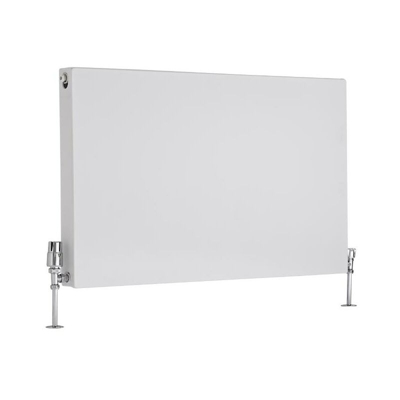 Hudson Reed Merus Radiatore Convettore di Design Piatto - Termosifone a Piastra Radiante Moderno Type 21 - Acciaio Bianco - 1646W - 600mm x 1000mm