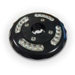 Lampada LED - Nera - Per ombrellone con palo centrale e decentrato Alice's Garden - Nero precio