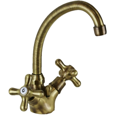 Miscelatore per lavabo Iris-Viola IRV077-VLV077 - IRV078-VLV078 | Bronzo - Iris - Piletta con salterello 1'1/4 - Paffoni
