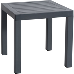 Tavolo da giardino OCEAN in polipropilene Grigio scuro precio