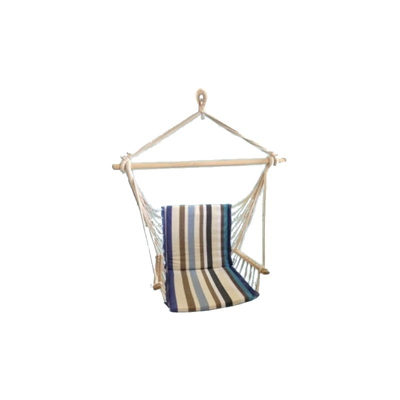 AMACA IN COTONE A SEDIA - DONDOLO BIANCA a righe - AMACA SOSPESA Twist