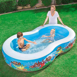 Piscina Hinchable Infantil Bestway Fondo Marino 262x157x46 cm características