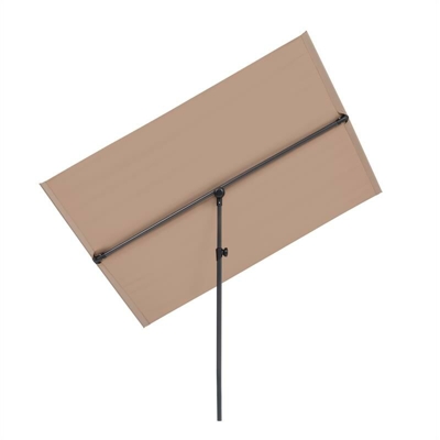 Flex-Shade L ombrellone 130 x 180 cm poliestere UV 50 grigio talpa