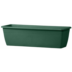 Vaso rettangolare Cassetta Mare Basic per fiori e piante da giardino. -50 x 17 x H 14.5 cm / Verde características