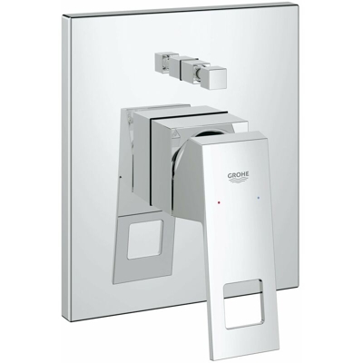 Miscelatore monocomando per vasca Grohe Eurocube a cambio automatico, colorazione: cromo - 24062000