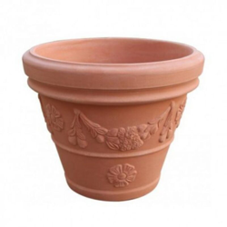 Vaso Resina Conico Festonato cm. 65 Anticato precio