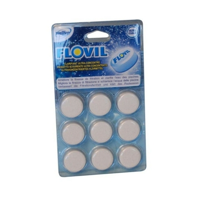 Flovil 9 compresse - flocculante per piscina.