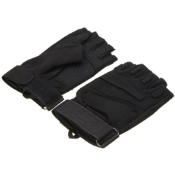 Drillpro - Guanti mezze dita per sport all'aria aperta Guanti da ciclismo Guanti da moto (Nero, XL) características