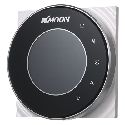 pavimento KKmoon WiFi riscaldamento elettrico regolatore di temperatura (6000 -WIFI elettrico discorso riscaldamento interfacce punto nero) si