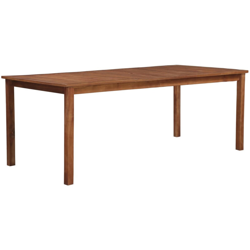 Asupermall - Tavolo da Pranzo in Legno Massello di Acacia 200x90x74 cm precio