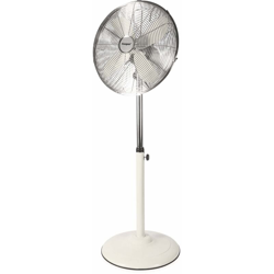 Ventilatore Vintage A Piantana Avorio Diametro 40 Cm H 130 Base Tonda características