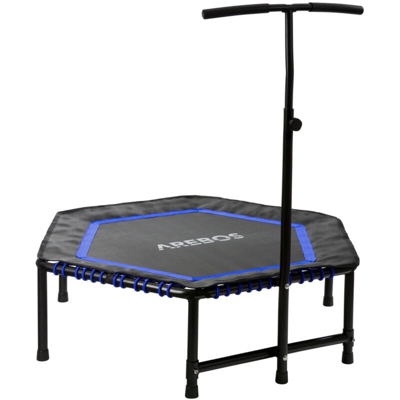 Trampolino per Esercizi Mini Elastico Trampolino per Forma Fisica Blu - Arebos