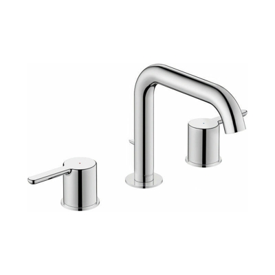 Miscelatore 3 fori per lavabo Duravit C.1, con scarico, 160mm di sporgenza, cromato - C11060006010