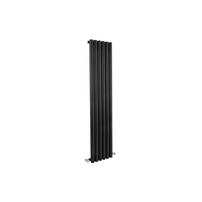 Hudson Reed Savy Radiatore Termoarredo di Design Verticale Moderno - Termosifone con Finitura Nera - Design a Colonna - 1600 x 354mm - 959W