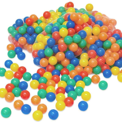 Ver LittleTom 100 Palline colorate Ø 6 cm di diametro | palline di plastica gioco per bambini prima infanzia per riempire piscine tende | 5 colori misti y sus características LittleTom 100 Palline colorate Ø 6 cm di diametro | palline di plastica gioco per bambini prima infanzia per riempire piscine tende | 5 colori misti precio