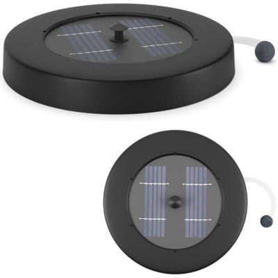 Uniprodo - Pompa Laghetto Solare Galleggiante Per Laghetti Energia Solare Aria 120 L/H 1,2W