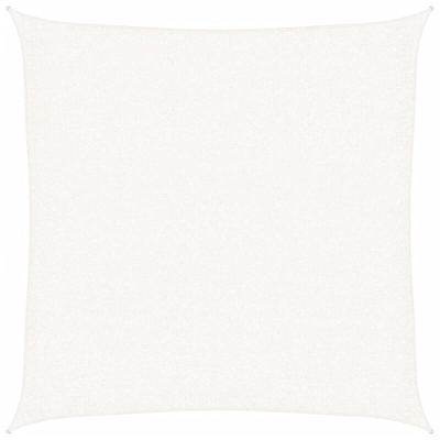 Parasole a Vela HDPE Quadrata 2x2 m Bianca - Bianco - Vidaxl