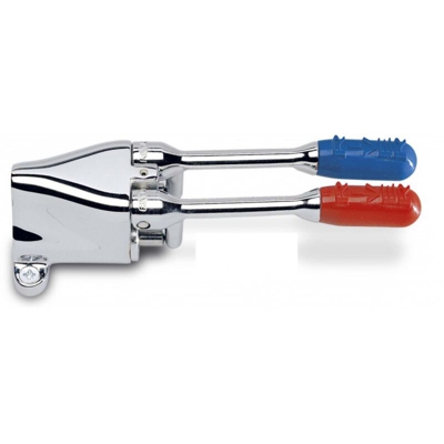 Caesaroo - Miscelatore pedale River R550283 a pavimento in ottone cromato | Cromato