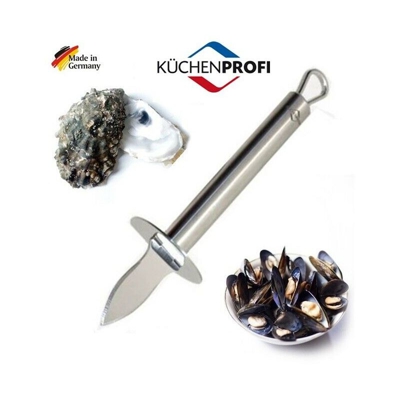 Coltello Per Frutti Di Mare Ostriche Cozze Vongole In Acciaio Inox 'Kuchenprofi'