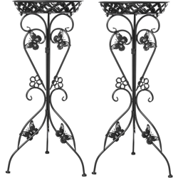 2 pezzi 77 cm porta piante porta vaso di fiori staffa per mensola giardino casa coperta all'aperto en oferta