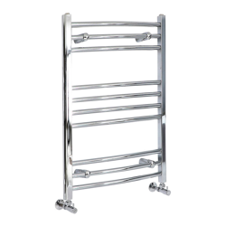 Hudson Reed Kent Scaldasalviette Curvo di Design Verticale - Termoarredo Bagno ad Acqua Calda - Acciaio Cromato - 287W - 800 x 600mm características