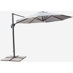 Ombrellone giardino 3 metri braccio decentrato alluminio Paradise en oferta