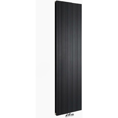 Hudson Reed Lex Radiatore Termoarredo di Design Verticale Moderno - Termosifone Doppio in Alluminio Antracite - Attacchi Centrali - 1846W - 1800 x