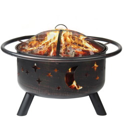 2 in 1 Camino Brasero Griglia per barbecue da esterno 76 * 76 * 58 cm precio