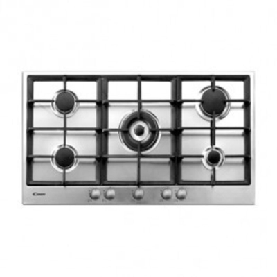 Candy PG952/1SXGH Piano Cottura a Gas 5 Fuochi 90 cm Acciaio Inox