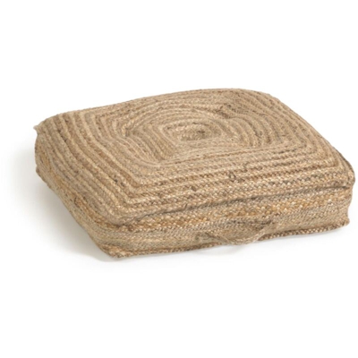 Cuscino da terra o per pallet in iuta Abir 63 x 63 cm - Natural - Kave Home