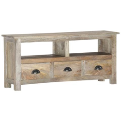 Mobile Porta Tv 110x30x50 Cm In Legno Massello Di Mango características