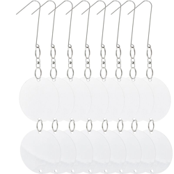 Dischi riflettenti repellenti di uccelli Repeller dell'uccello spaventapasseri 8-pack - Primematik precio