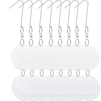 Dischi riflettenti repellenti di uccelli Repeller dell'uccello spaventapasseri 8-pack - Primematik