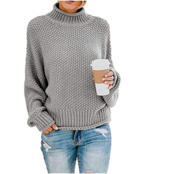 Maglione donna elegante inverno dolcevita maglione lavorato a maglia maglione grosso maglione lavorato a maglia casual maglione manica lunga precio