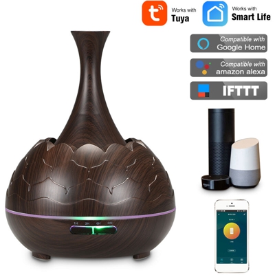 modelli di sedile legno loto intelligente umidificatore USB aromaterapia Tuya WIFI