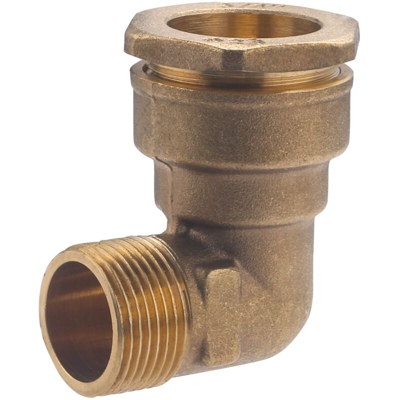 Raccordo PE a gomito ø25 - maschio 20x27 NOYON & THIEBAULT