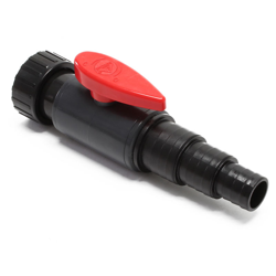 Rubinetto a sfera con anello a vite Ø47mm e raccordi a scalare per tubo 25mm/31mm/38mm en oferta