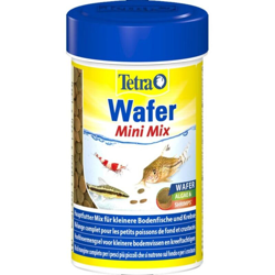 Wafer Mini Mix 100ml - Alimento Base per tutti i pesci da Fondo e Crostacei - Tetra precio