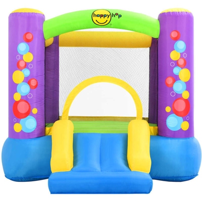 Castello Gonfiabile con Scivolo in PVC 260x210x160 cm - Multicolore - Happy Hop