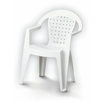 Poltrona da giardino in resina bianco Norma Dimaplast