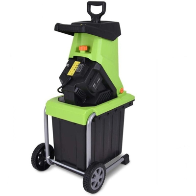 Biotrituratore Elettrico Tritafoglie 2500W Trituratore Compostaggio Foglie 50LT