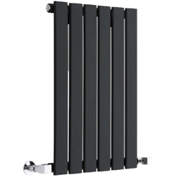 Hudson Reed Delta Radiatore Termoarredo di Design Orizzontale Moderno - Termosifone con Finitura Opaca Nera - Pannelli Piatti - 635 x 420mm - 376 características