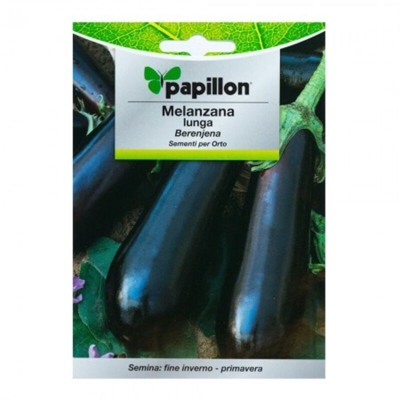 Papillon - Semi di melanzane viola lunghi (1,5 grammi