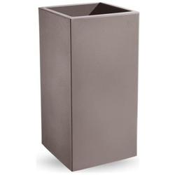 Vaso Cache-pot Cosmos Quadrato Alto In Colore Taupe precio