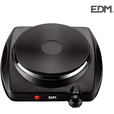 Fornello elettrico nero 1.400w 1 fuoco ce / a13 edm