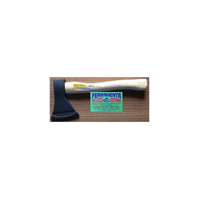 Piccozzino accetta piccozza ascia scure spaccalegna manico legno gr 600 legna