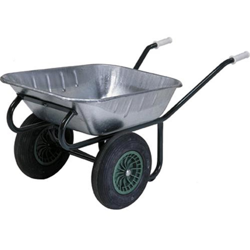 Fort carriola da giardino 2 ruote vasca zincata (90 lt) características